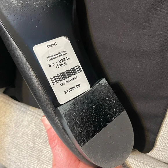 SOLD! Chanel Lambskin Ballet Flats - Picture 12 of 15